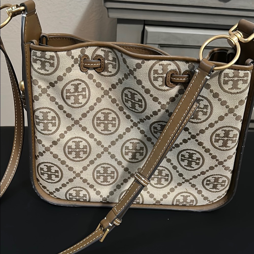 Tory Burch T Monogram Jacquard Bell Bag